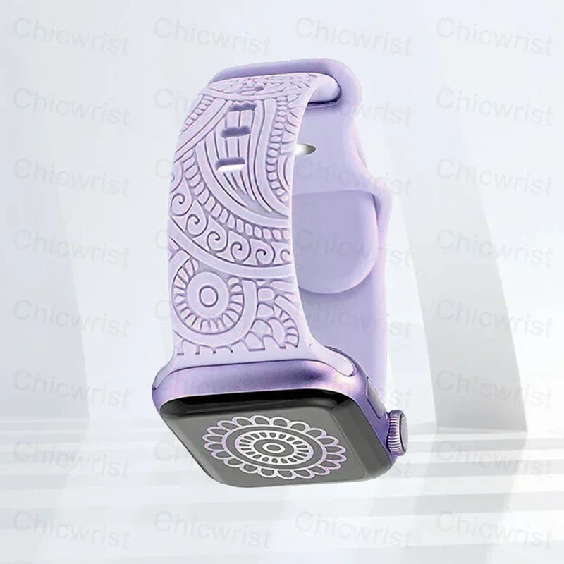 Pulsera Apple Watch con Motivos violeta