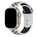 Correa Apple Watch Deportiva blanca y negra
