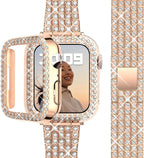 Pulsera Apple Watch Diamante para Mujer oro rosa