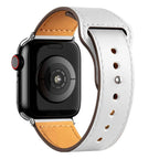 Pulsera Apple Watch de Cuero blanco
