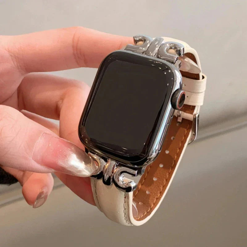 Correa de Cuero para Apple Watch para Mujer