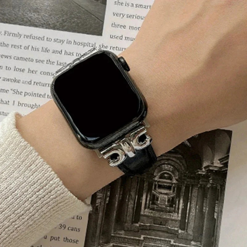 Correa de Cuero para Apple Watch para Mujer