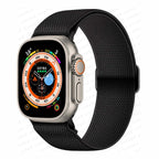 Correa Apple Watch de Nylon Tejido negro