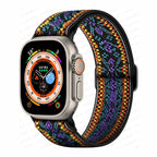 Correa Apple Watch de Nylon Tejido violeta