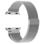 Pulsera Magnética para Apple Watch en Acero Plata