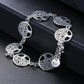 Pulsera Árbol de la Vida Esclava Mujer Plata