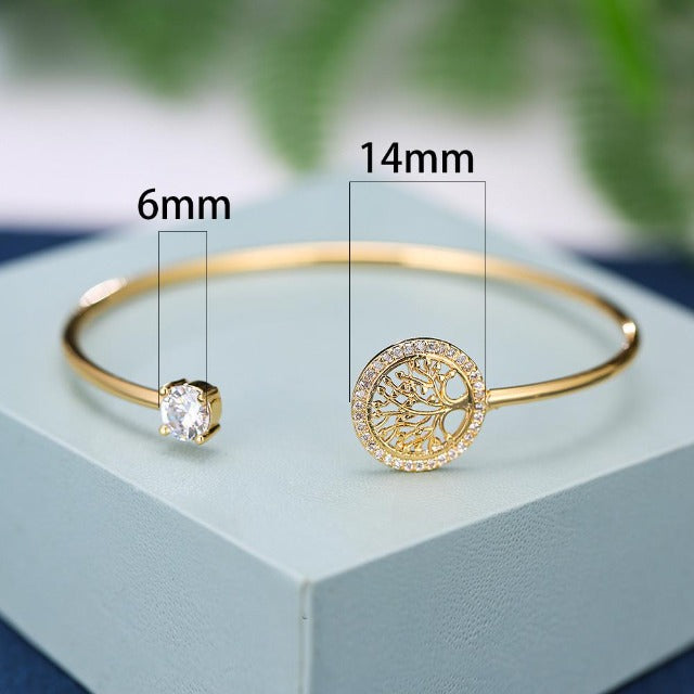 Pulsera Árbol de la Vida Oro - Plata - Cobre