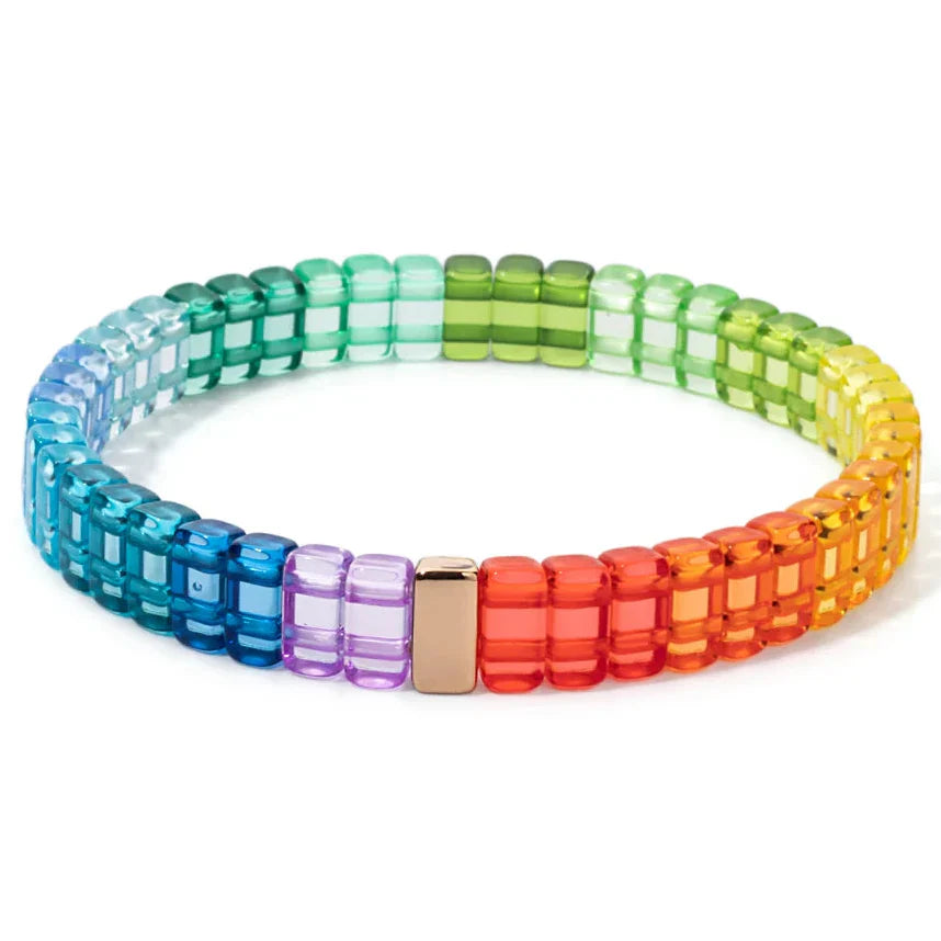 Bracelet arc-en-ciel