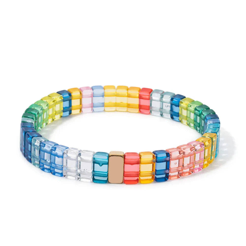 Bracelet arc-en-ciel