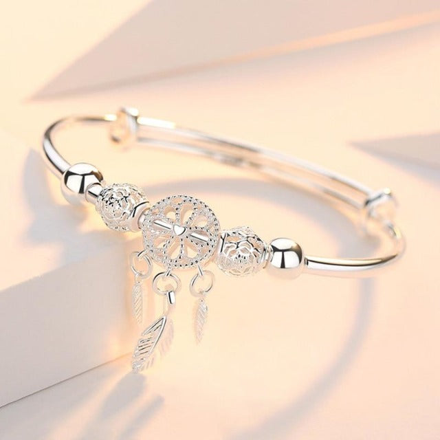 Pulsera Atrapasueños Esclava en Plata