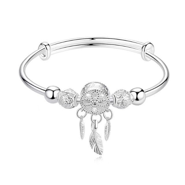 Pulsera Atrapasueños con Plumas