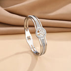 Pulsera con Árbol de la Vida y Cristal plateado