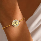 Pulsera con Árbol de la Vida oro