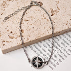 Pulsera con Brújula Rosa de los Vientos para Hombre o Mujer