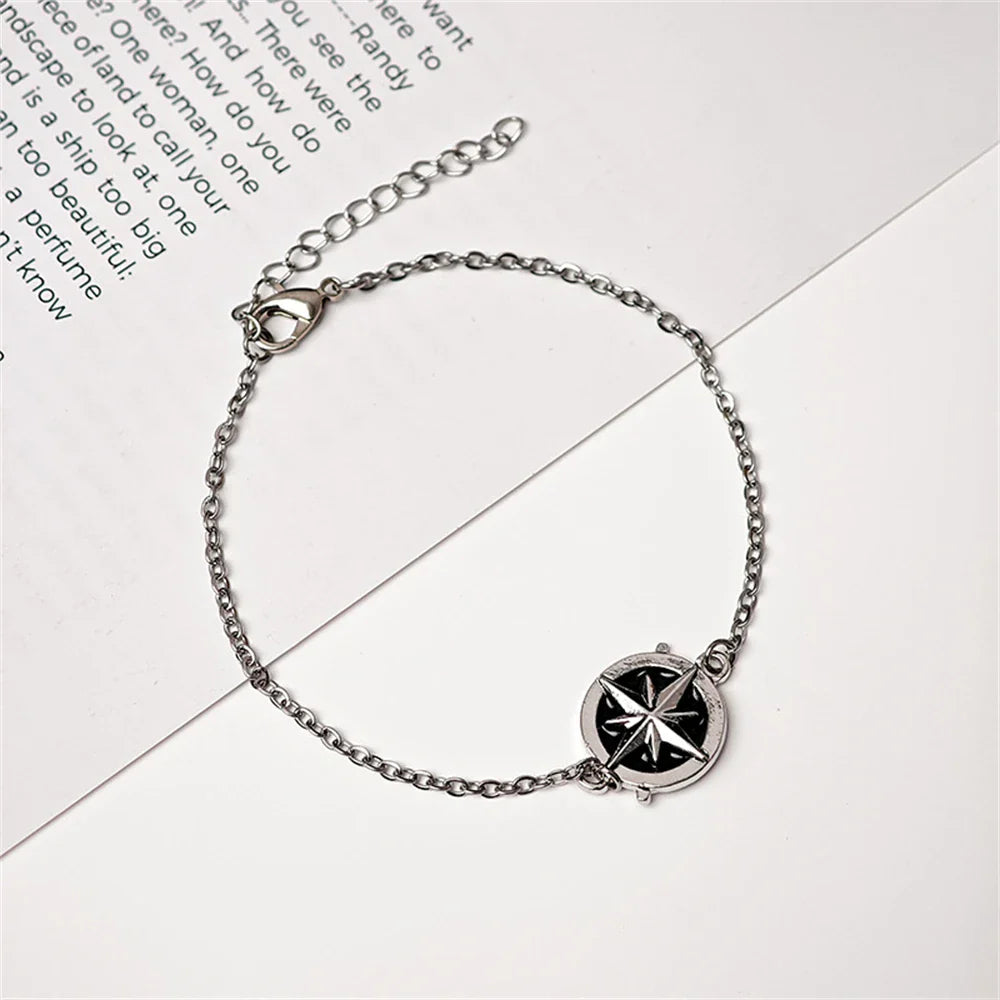 Pulsera con Brújula Rosa de los Vientos para Hombre o Mujer