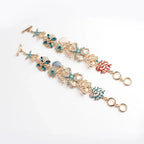 Pulsera con Conchas de Color rojo