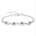 Pulsera con Finas Flores de Circonio