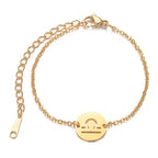 Pulsera con Colgante del Signo del Zodiaco Astrológico libra