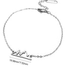 Pulsera con Colgante de Montaña para Mujer