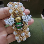 Bracelet avec perles abeille