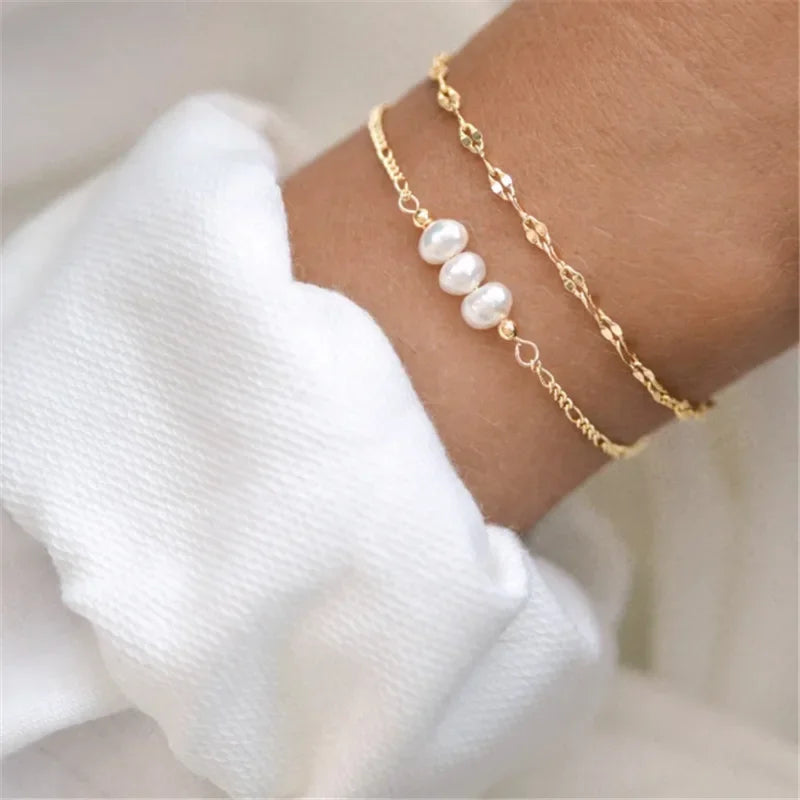 Pulsera con Perlas para Mujer