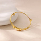 Pulsera con Perlas Giratorias Antiestrés para Hombre o Mujer oro