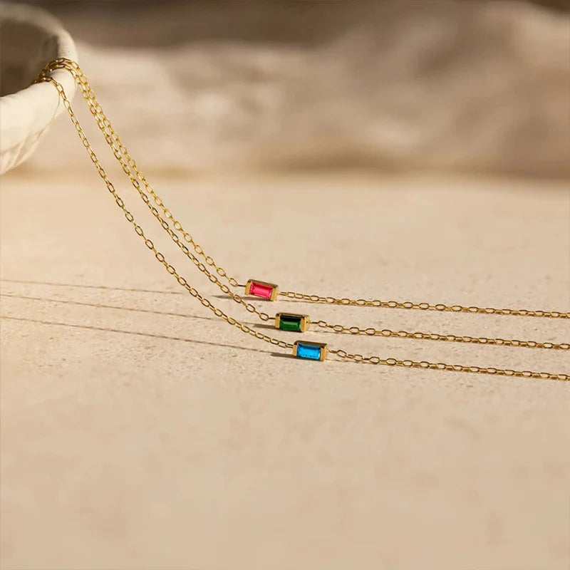 Pulsera con Piedra de Nacimiento Colorida
