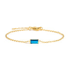 Pulsera con Piedra de Nacimiento Colorida