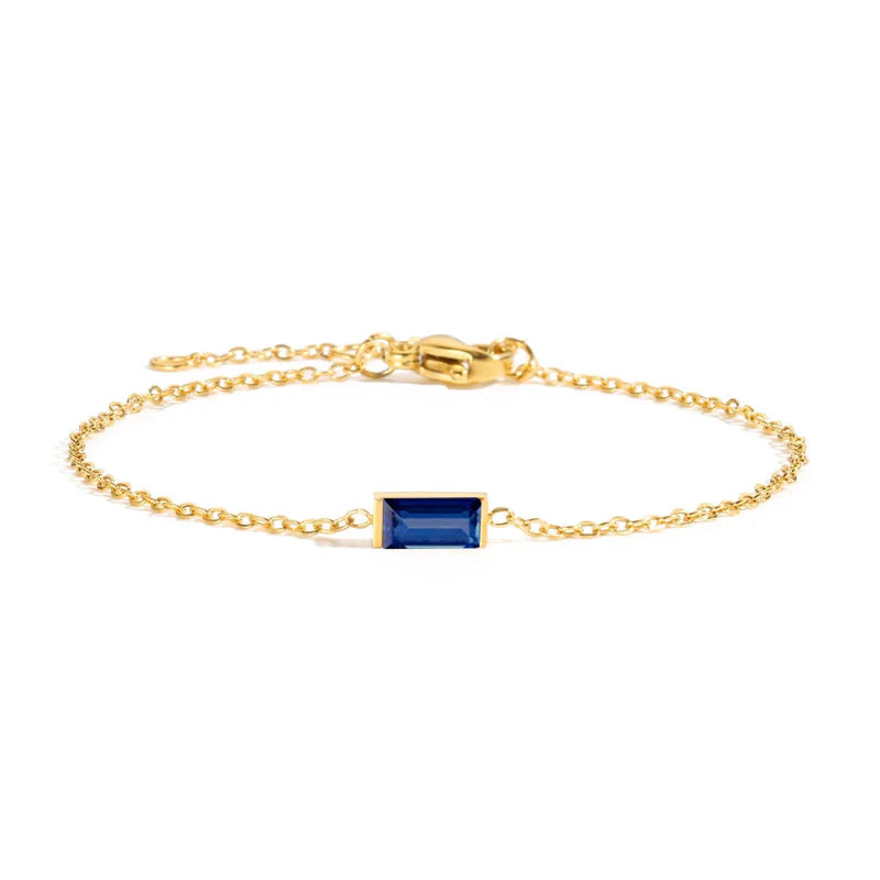 Pulsera con Piedra de Nacimiento Colorida