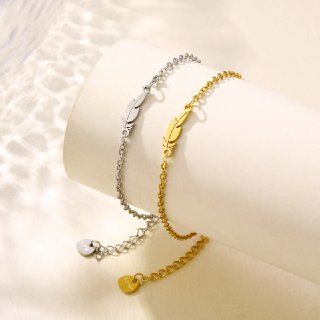Pulsera con Pluma Mujer