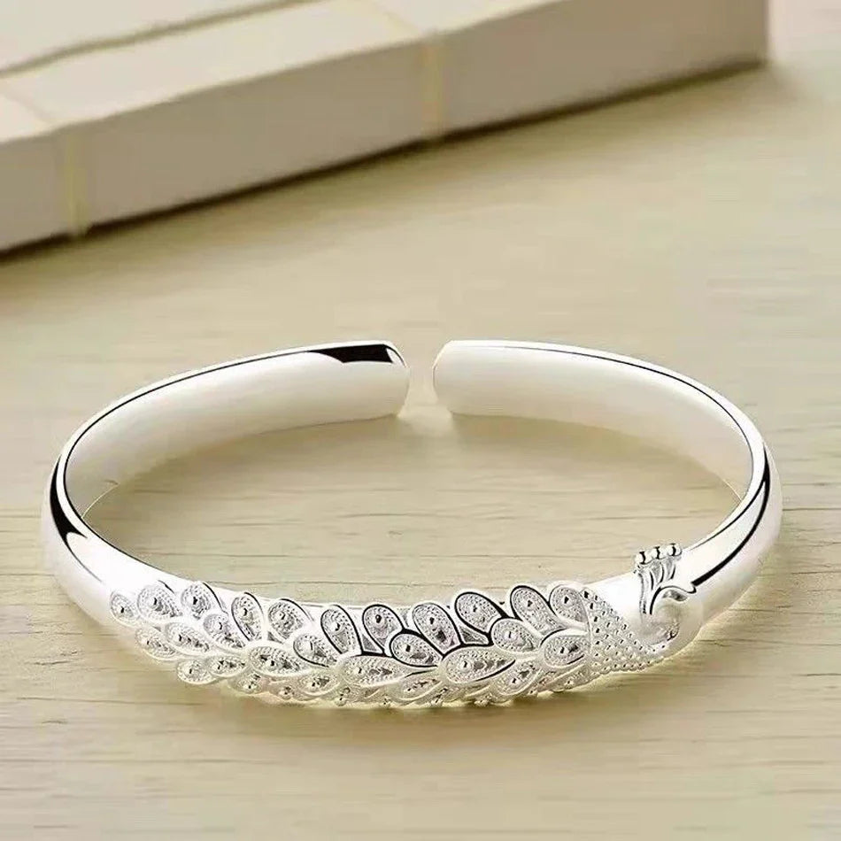 Pulsera Bohemia con Pavo Real Mujer