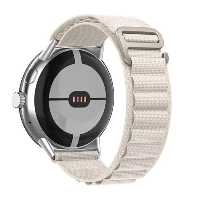 Pulsera con hebilla Alpine Smartwatch Google Pixel Watch 1 & 2 beige