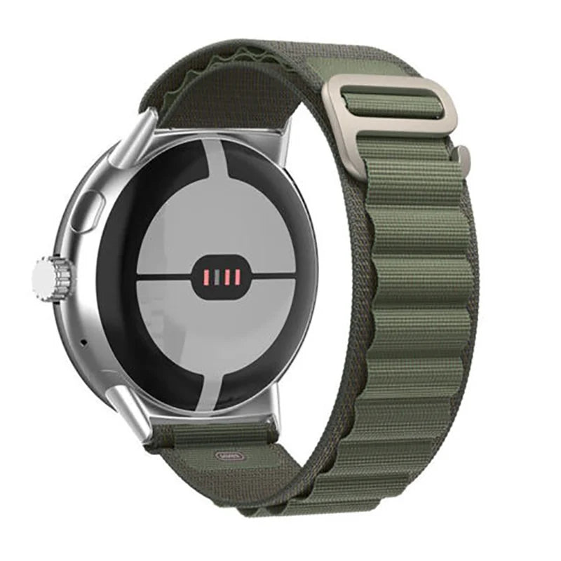Pulsera con hebilla Alpine Smartwatch Google Pixel Watch 1 & 2 verde