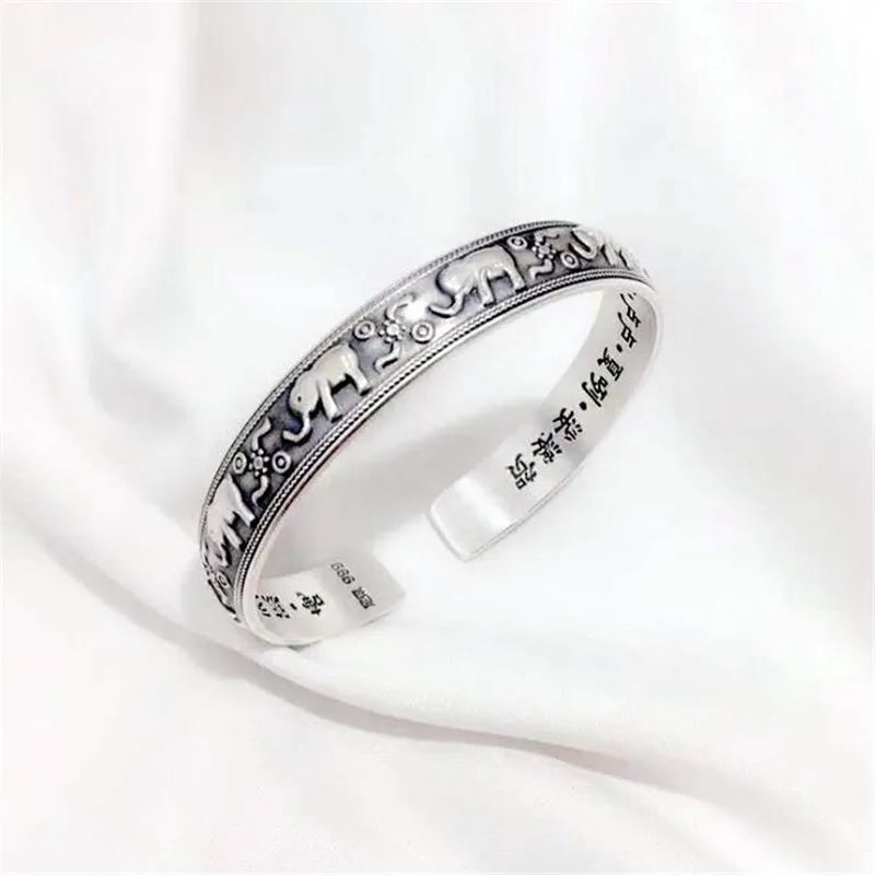 Pulsera Budista con Elefantes