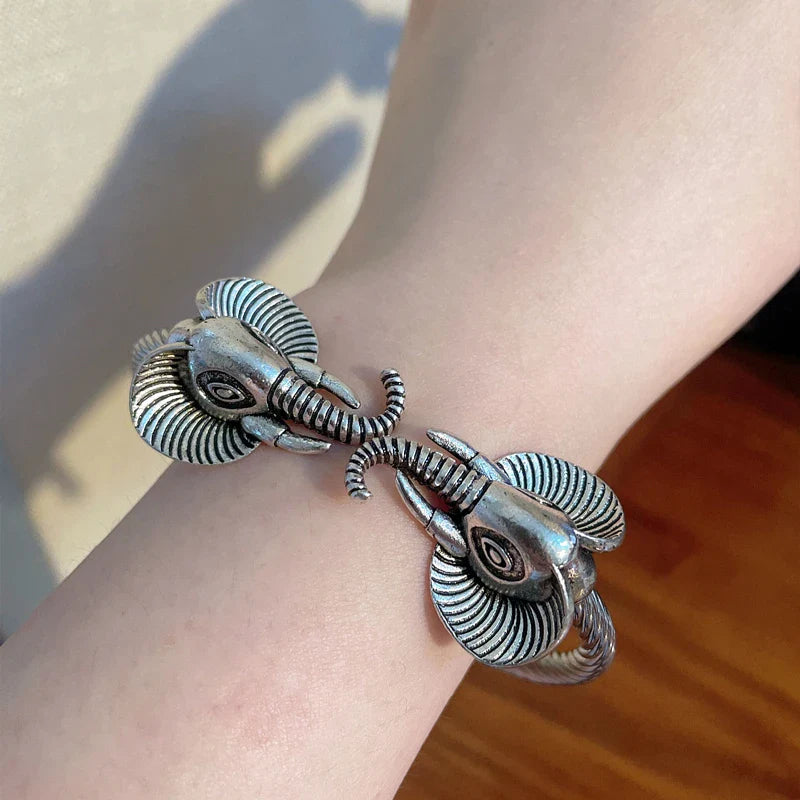 Pulsera Budista con Elefantes para Mujer