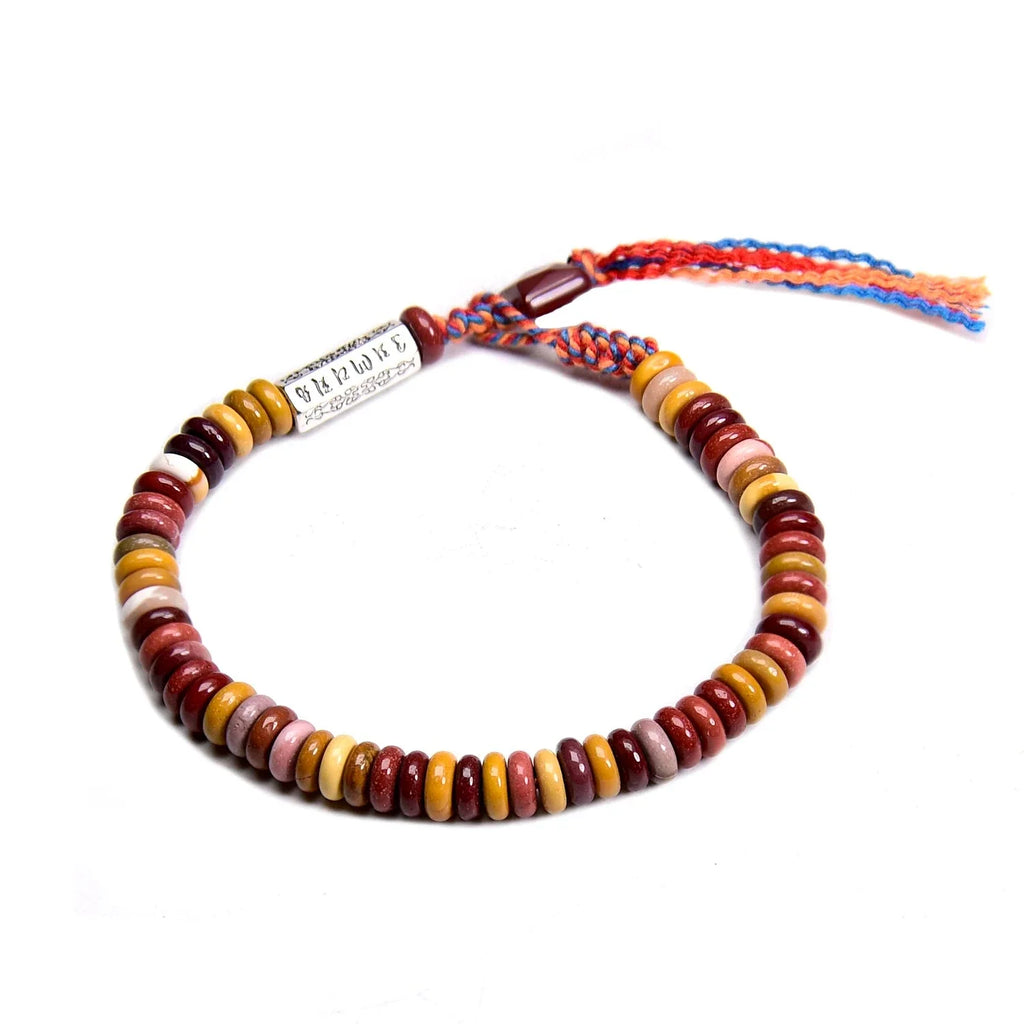 Pulsera Budista Tibetana de Cuentas de moqueíta