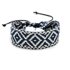 Bracelet brésilien à formes géométriques fait main