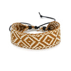 Bracelet brésilien à formes géométriques fait main