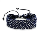 Bracelet brésilien à formes géométriques fait main