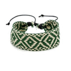 Bracelet brésilien à formes géométriques fait main