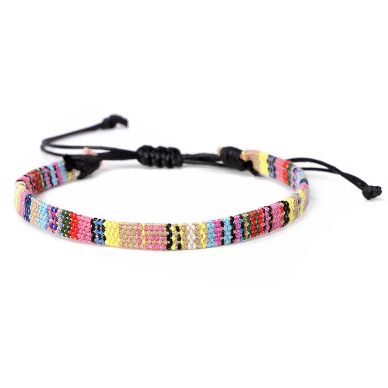 Bracelet brésilien amitié tissé à la main