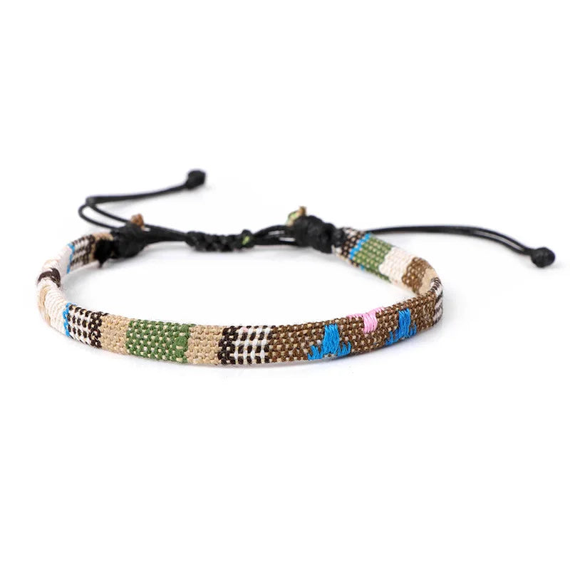 Bracelet brésilien amitié tissé à la main