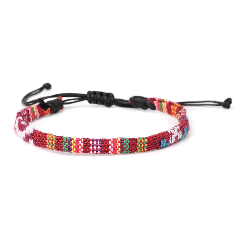 Bracelet brésilien amitié tissé à la main