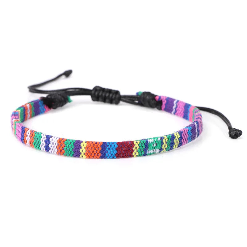 Bracelet brésilien amitié tissé à la main