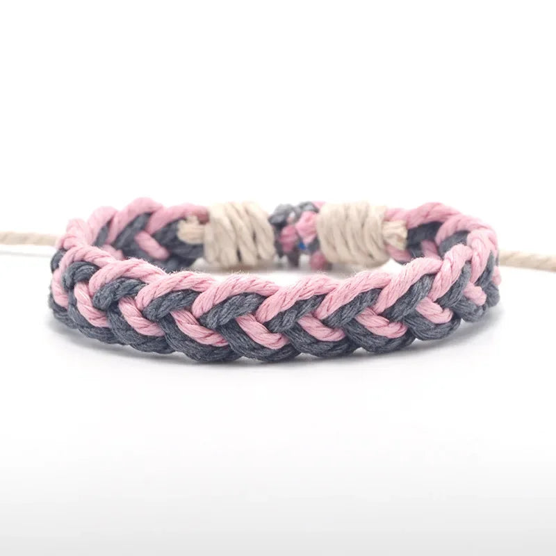 Bracelet brésilien artisanal couleurs naturelles