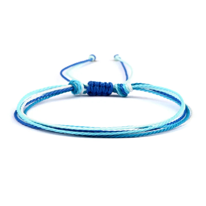 Bracelet brésilien bleu fait main