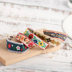Bracelet brésilien boho brodé fait main