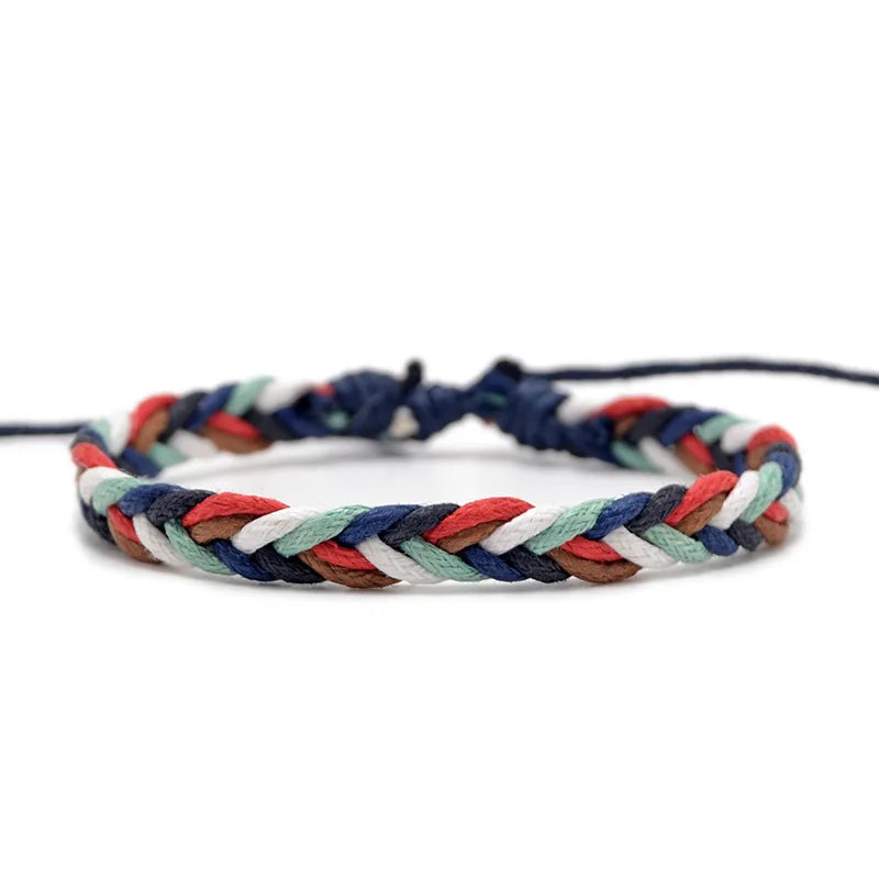 Bracelet brésilien minimaliste en fil de coton
