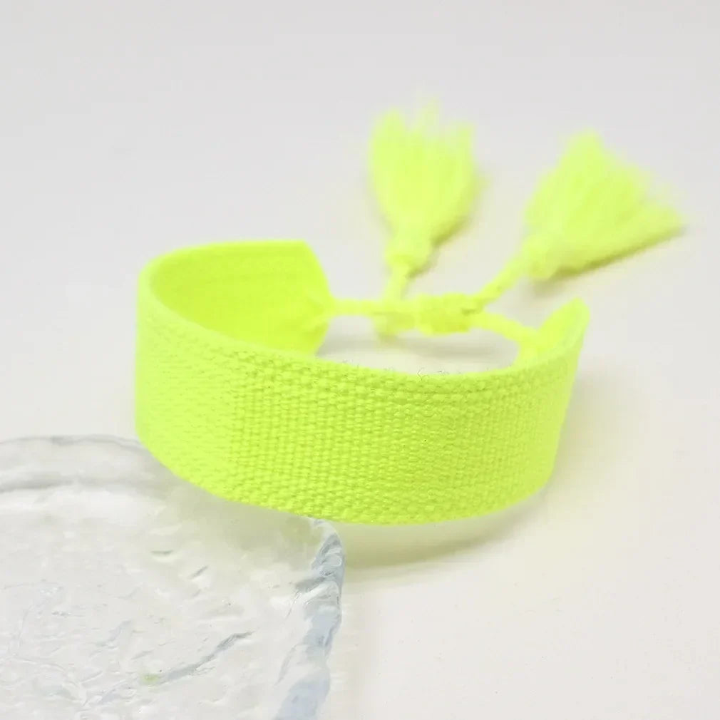 Bracelet brésilien pastel doux fait main