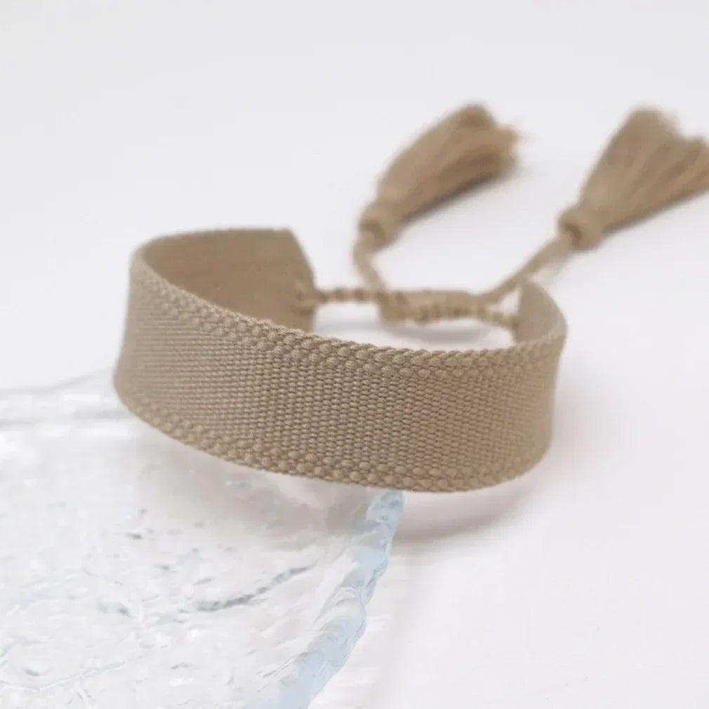Bracelet brésilien pastel doux fait main